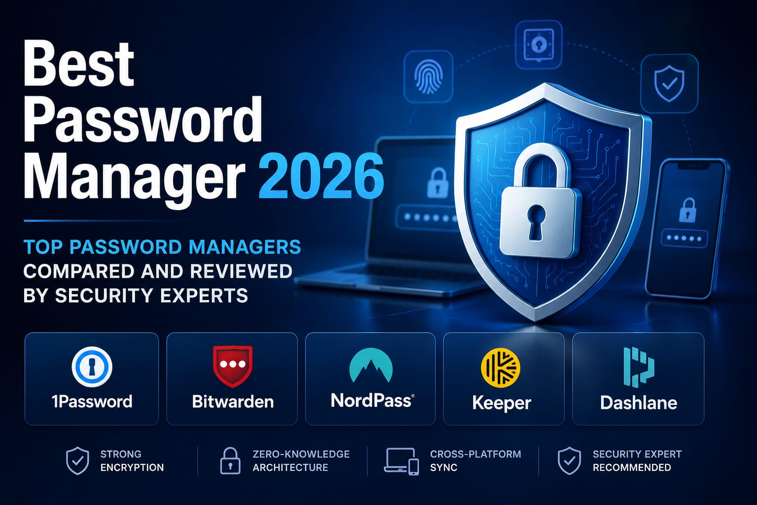 Best Password Manager 2026: Top Password Managers Compared and Reviewed by Security Experts