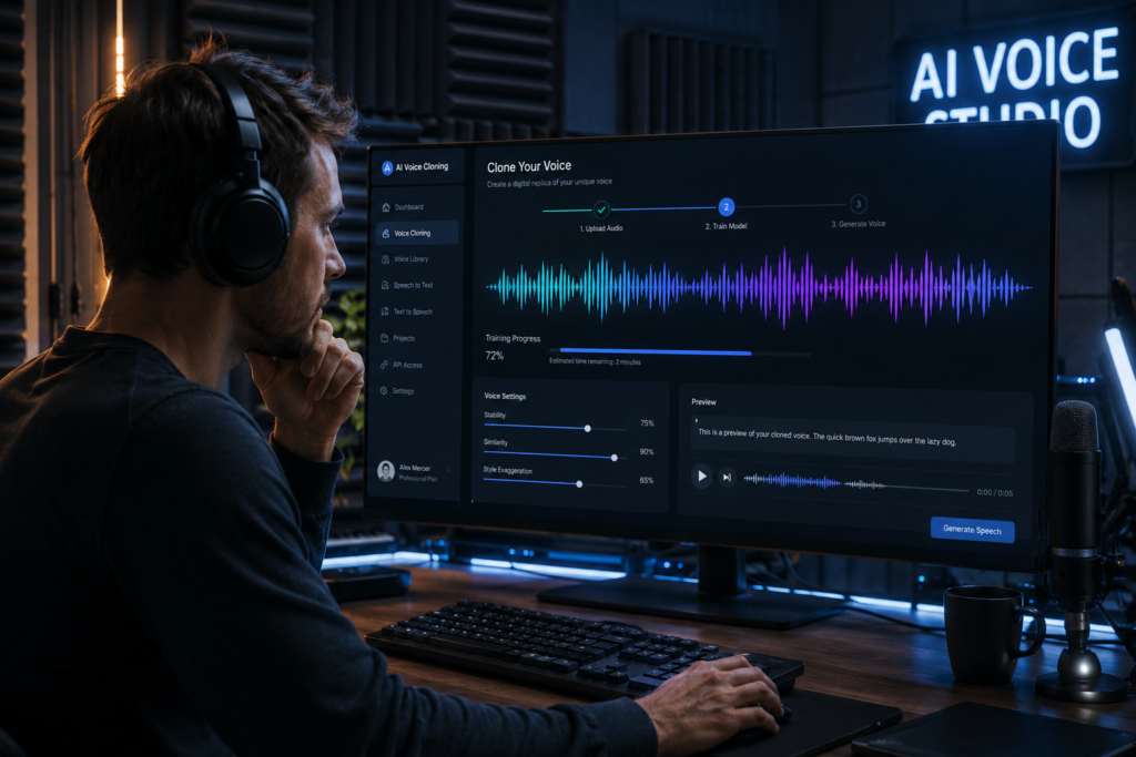 ai voice cloning software