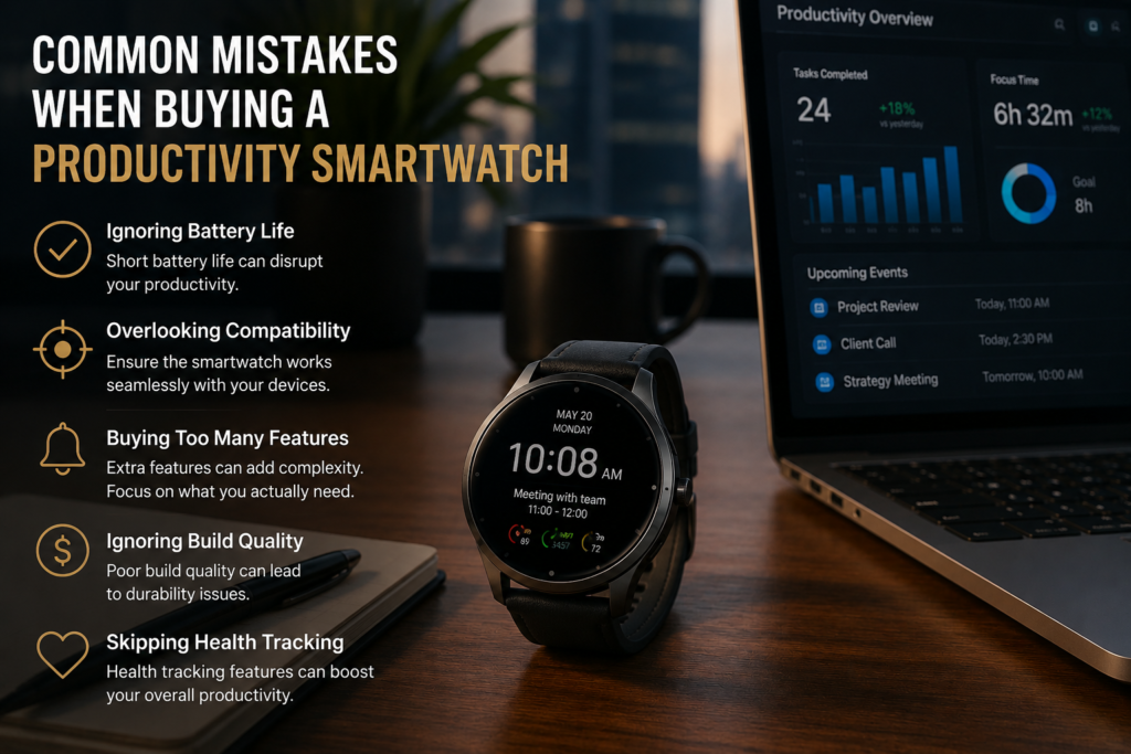 Common mistakes when buying a smartwatch