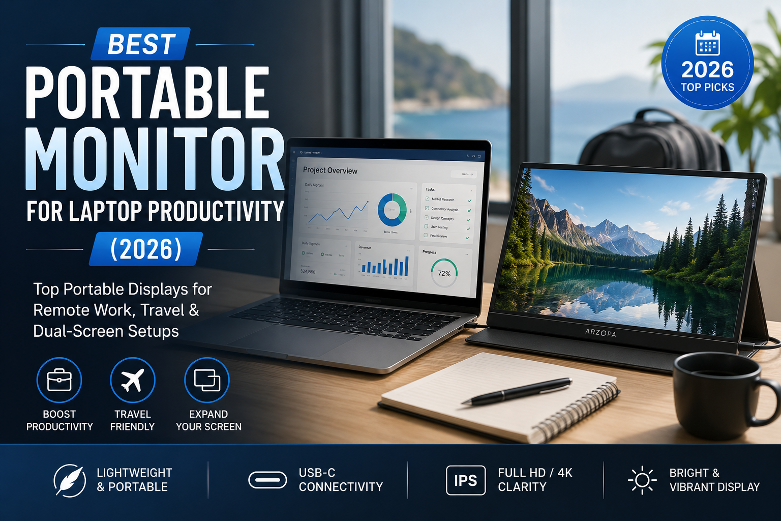 best portable monitor for laptop productivity
