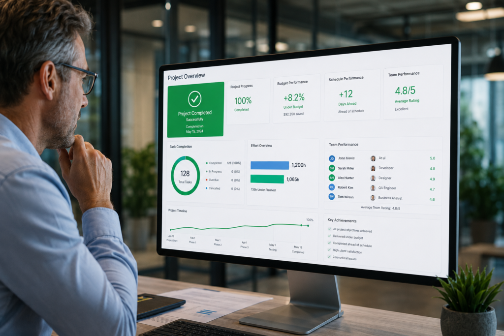 Successful project completion overview