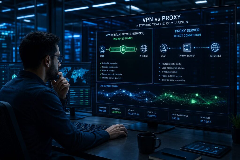 difference between vpn and proxy