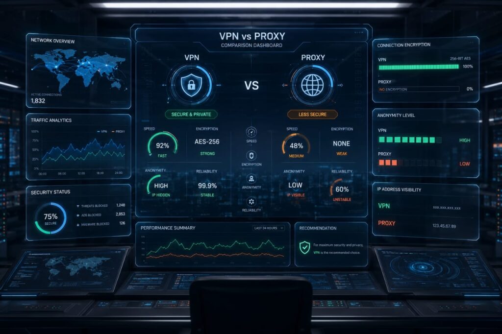 best vpn vs proxy comparison