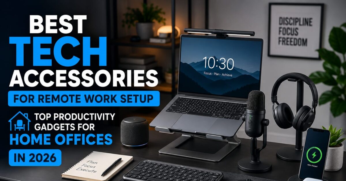 best tech accessories for remote work setup